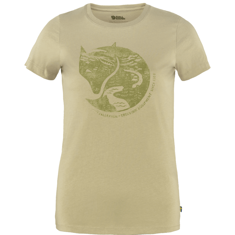 Camiseta De Moda Con Estampado De Zorro ártico W Fjällräven Fashion