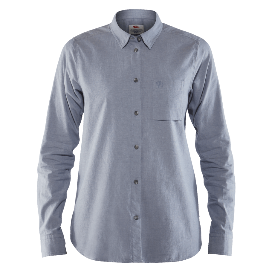 Övik Camisa De Cambray Manga Larga Con Niebla Fjällräven Moda
