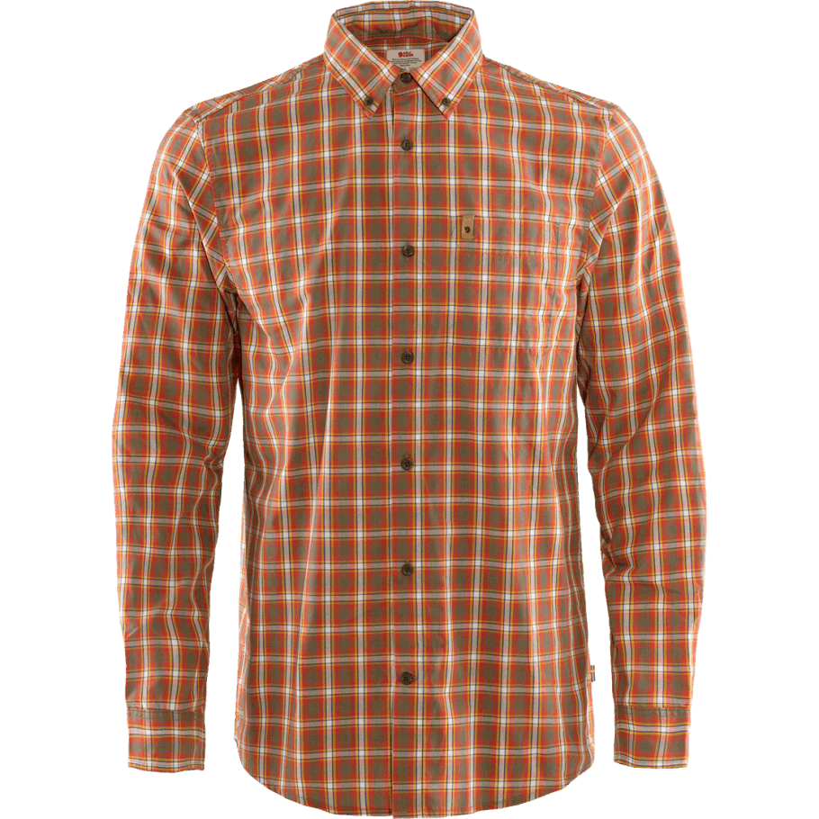 Övik Camisa Manga Larga M Oliva Claro Fjällräven Moda