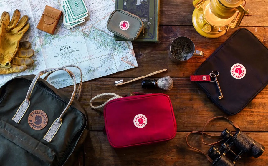 Cartera De Viaje Kånken Fjällräven Marca De Moda Naranja Picante