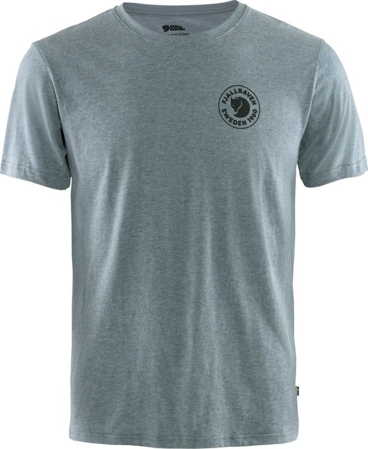 Fjällräven Fashion Uncle Blue-melange 1960 Logo Camiseta M