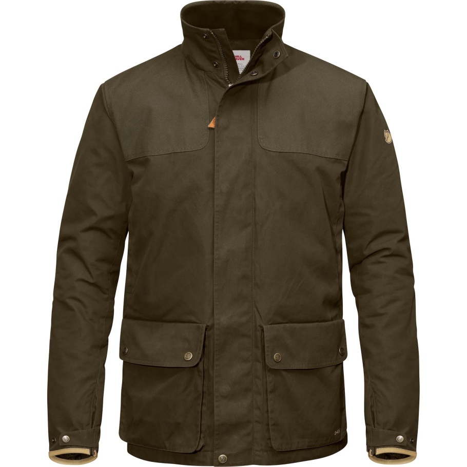 Srmland Chaqueta Acolchada M Verde Oliva Oscuro Fjällräven Moda