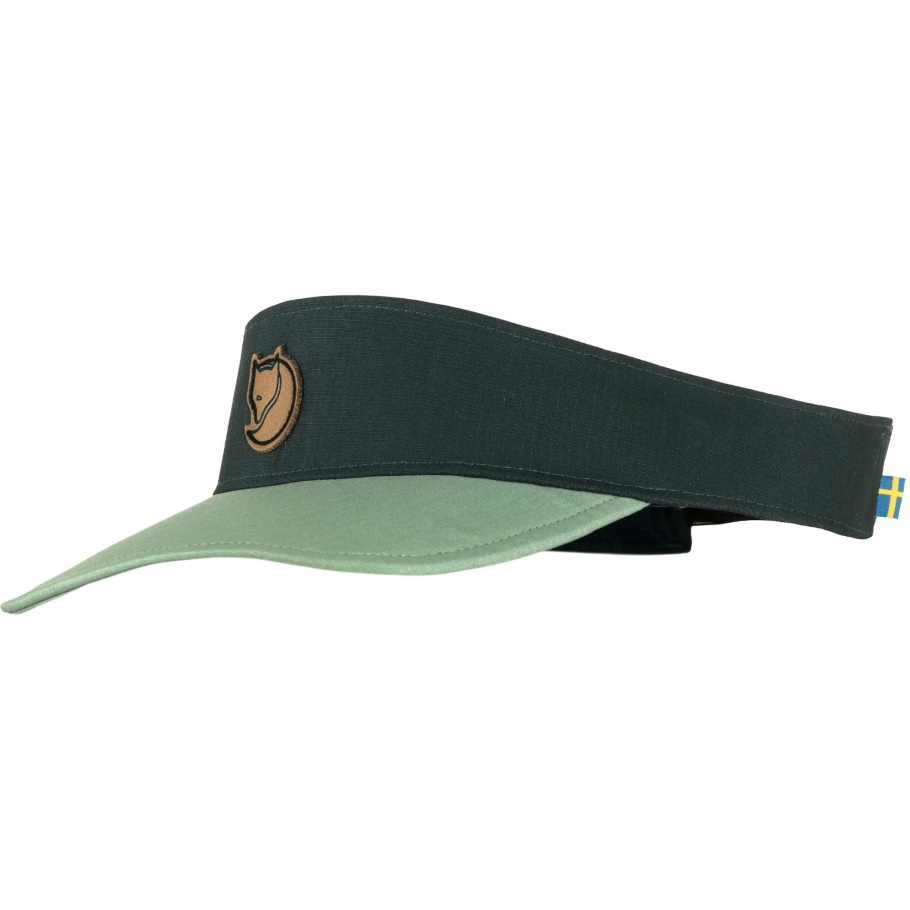 Gorra Con Visera Fjällräven Fashion Abisko Azul Marino Oscuro-pátina Verde