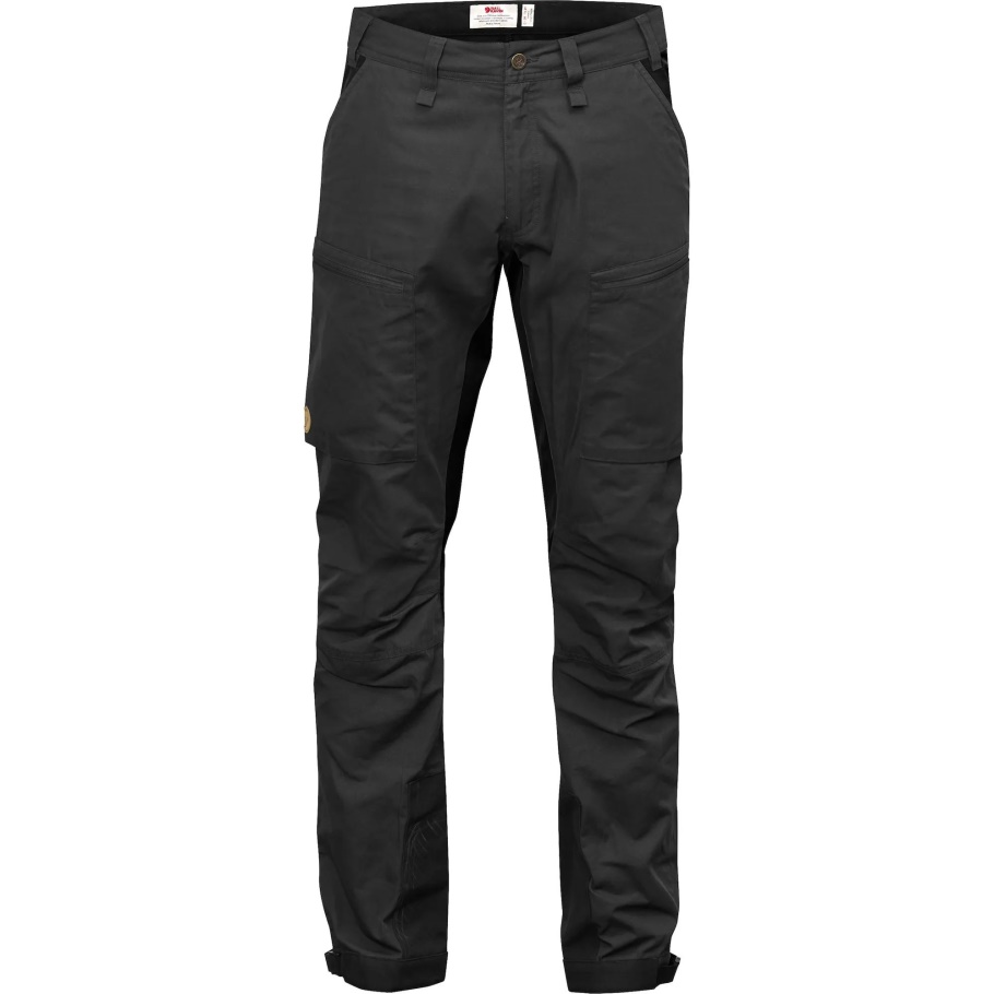 Fjällräven Moda Gris Oscuro Abisko Lite Trekking Pantalones M Largo