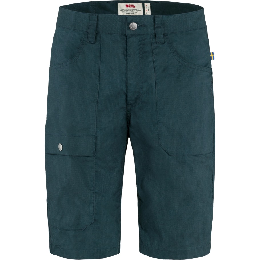 Azul Marino Oscuro Fjällräven Moda Todos Los Días Pequeños Pantalones Cortos W