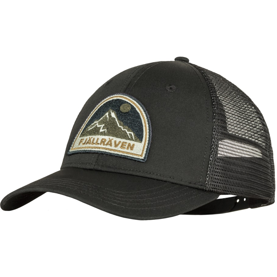 Gorra Trucker Negra Fjällräven Fashion Brand Badge