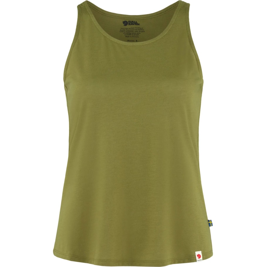 Camiseta Sin Mangas High Coast Lite Verde Musgo Con Moda Fjällräven