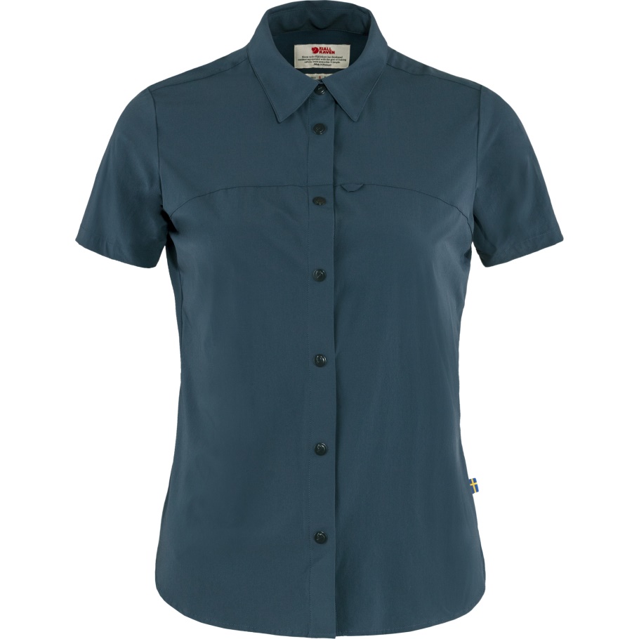 Camisa High Coast Lite Azul Marino Ss W Fjällräven Moda