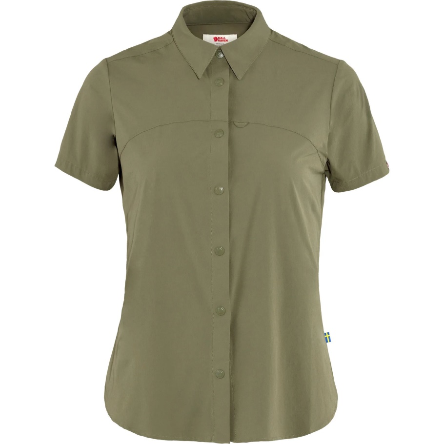 Fjällräven Moda Verde Alta Costa Lite Camisa Ss W