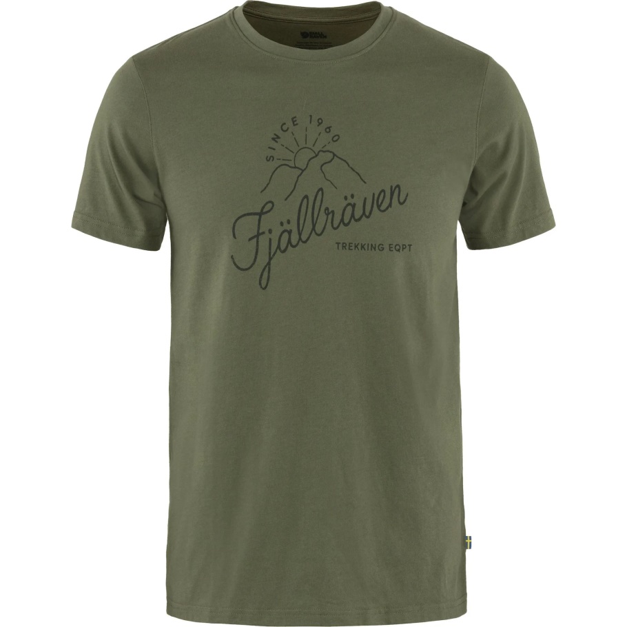 Amanecer Camiseta M Fjällräven Moda Laurel Verde