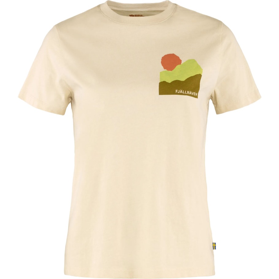 Tiza Blanco Naturaleza Camiseta W Fjällräven Moda