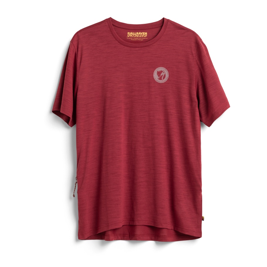 Rojo Granada Fjällräven Moda S/f Camiseta De Lana M