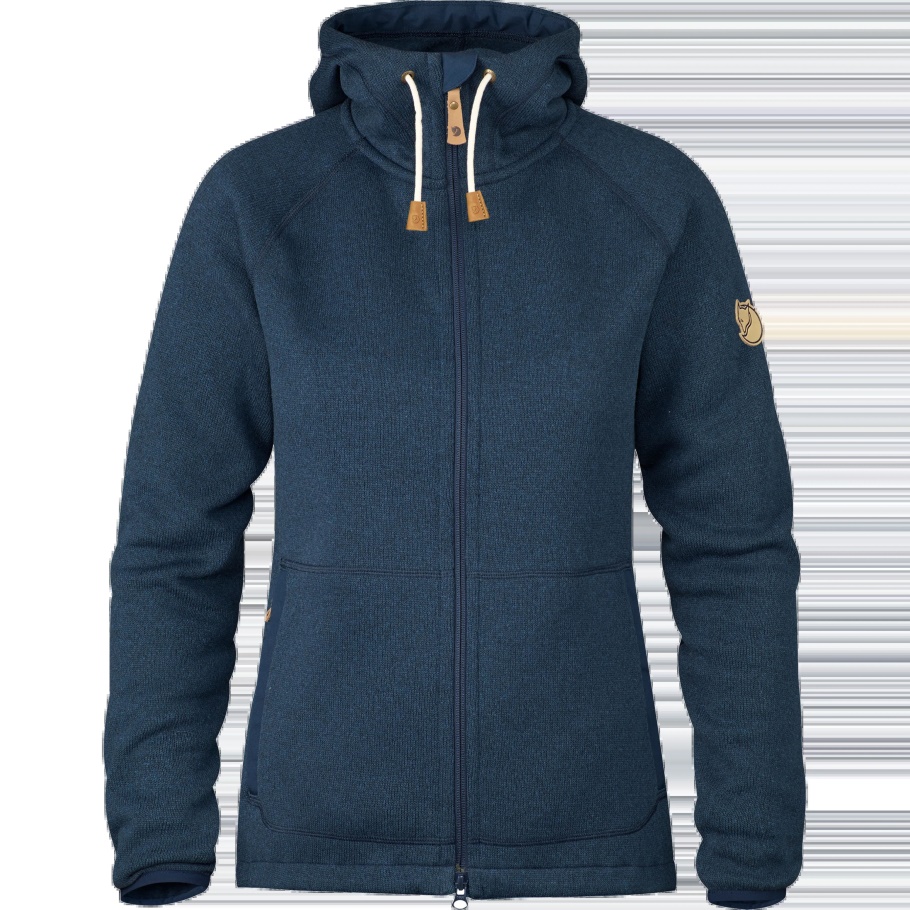 Fjällräven Moda Azul Marino Övik Polar Con Capucha W
