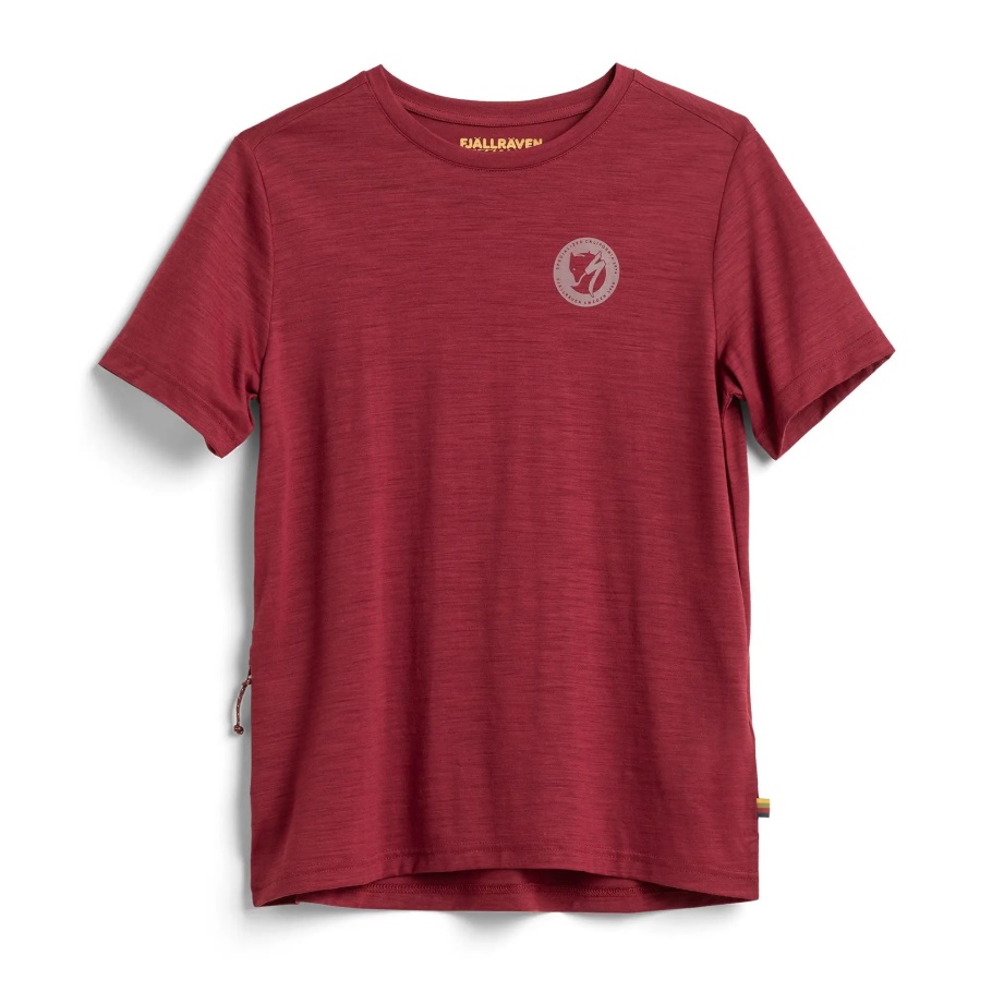 Fjällräven Moda Granada Rojo S/f Camiseta De Lana W