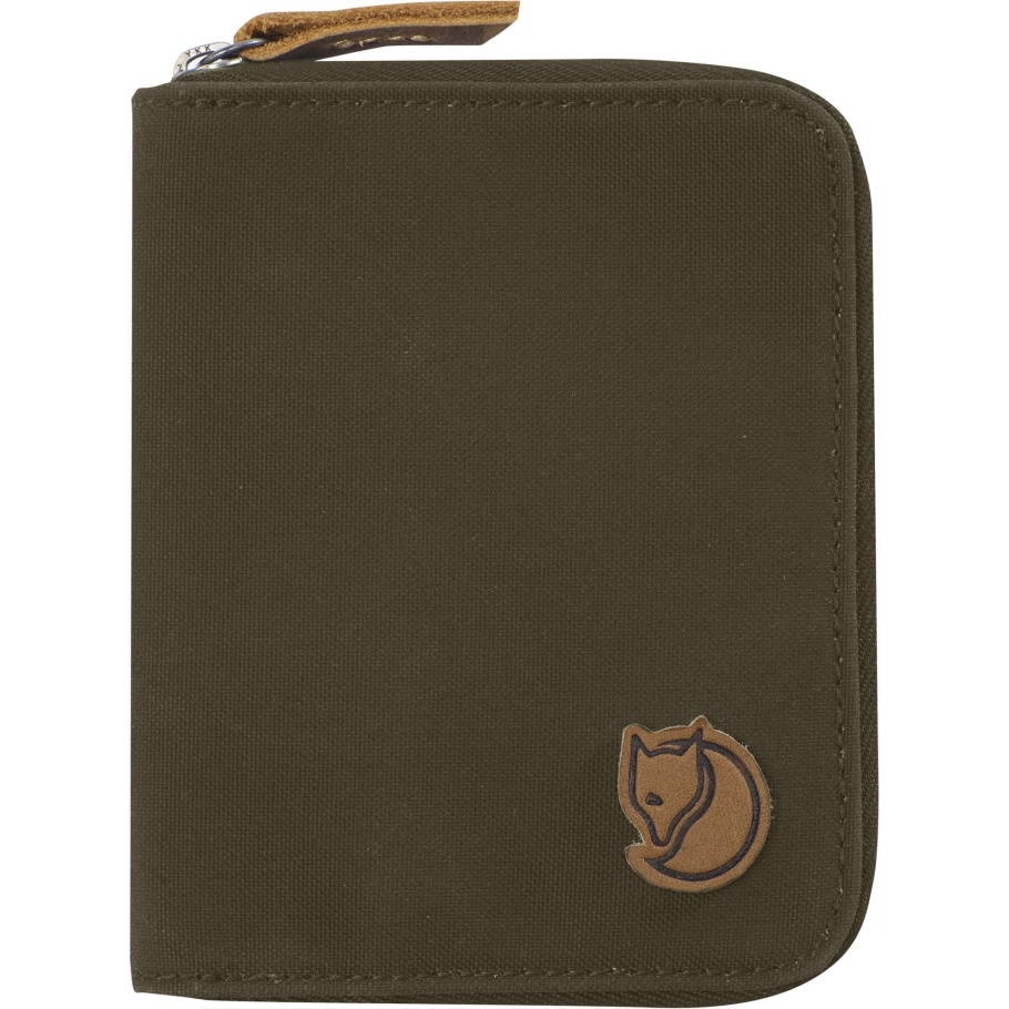 Cartera Con Cremallera Fjällräven Moda Verde Oliva Oscuro