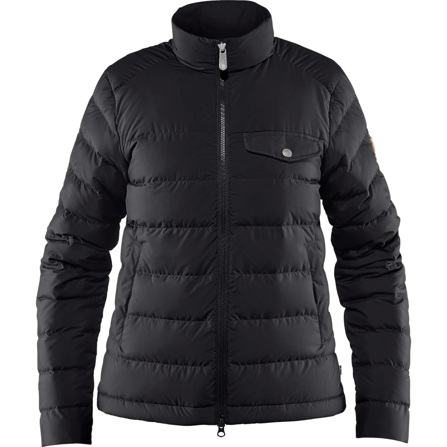 Fjällräven Chaqueta Con Forro De Plumón De Groenlandia Negra De Moda