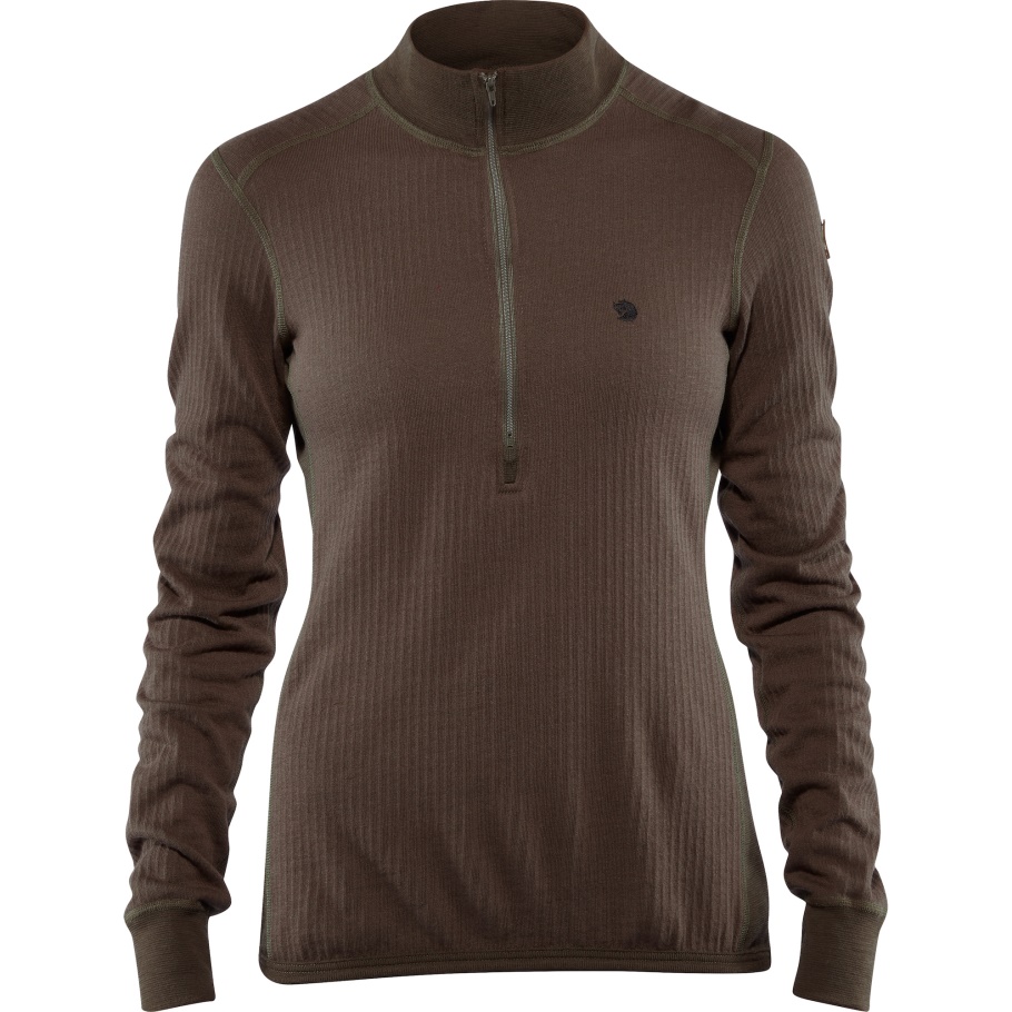 Verde Oliva Oscuro Fjällräven Marca De Moda Värmland Woolterry Media Cremallera W