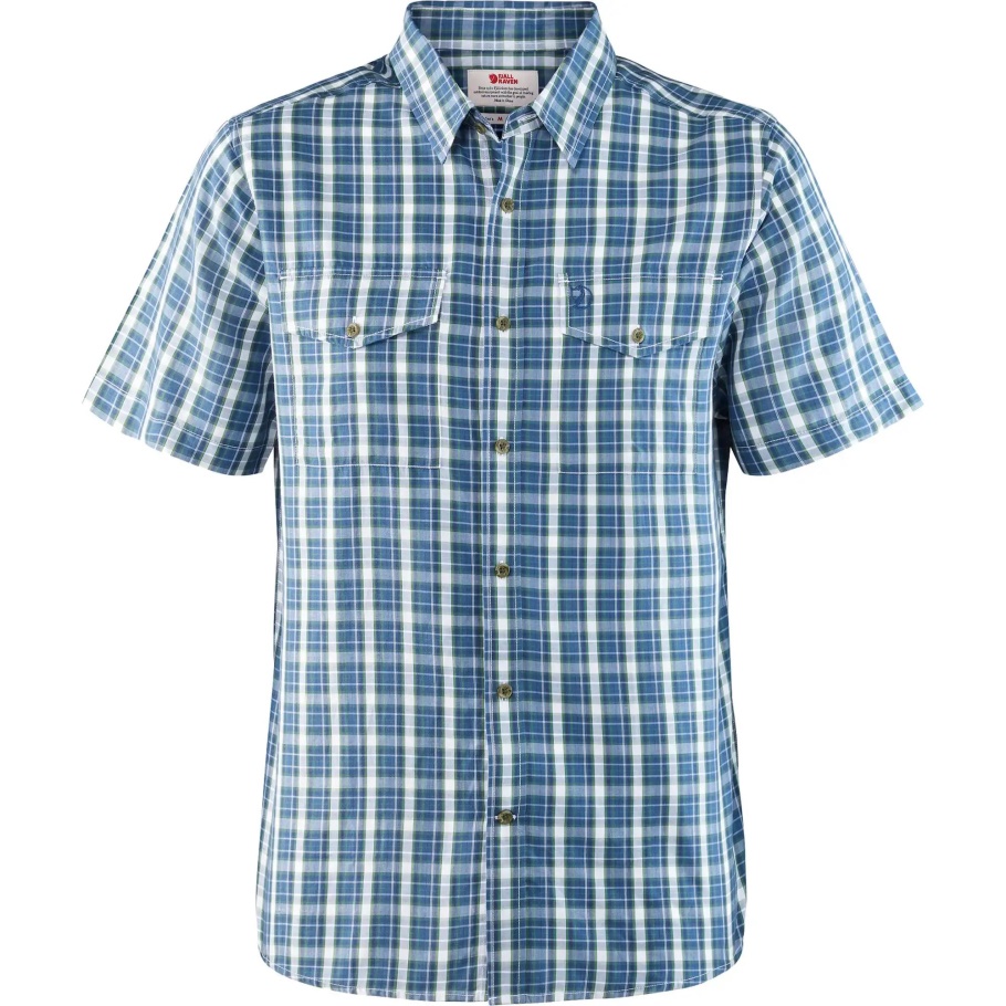 Fjällräven Moda Abisko Camisa Fresca Ss M Tío Azul