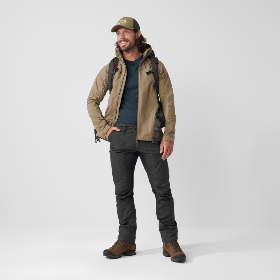Fjällräven Moda Oliva Abisko Lite Trekking Pantalones M Reg