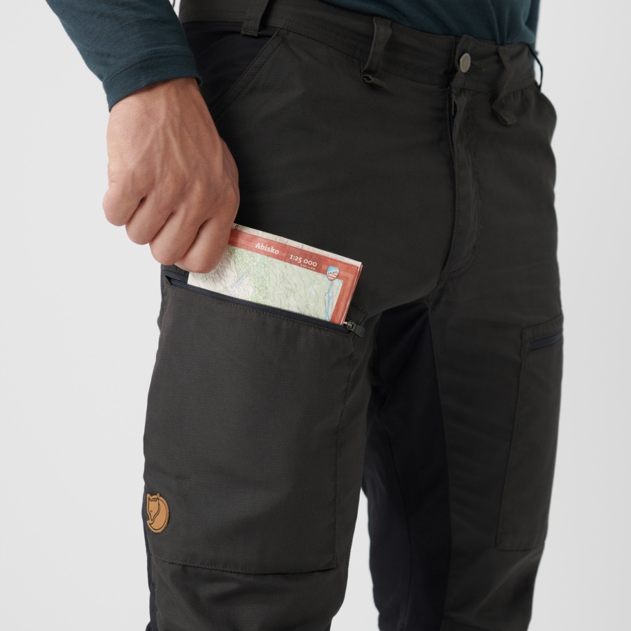 Fjällräven Moda Oliva Abisko Lite Trekking Pantalones M Reg