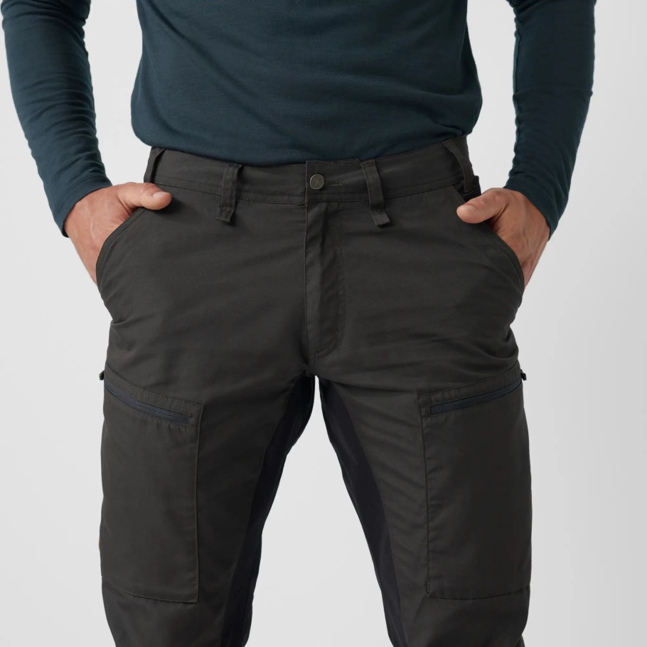 Fjällräven Moda Oliva Abisko Lite Trekking Pantalones M Reg
