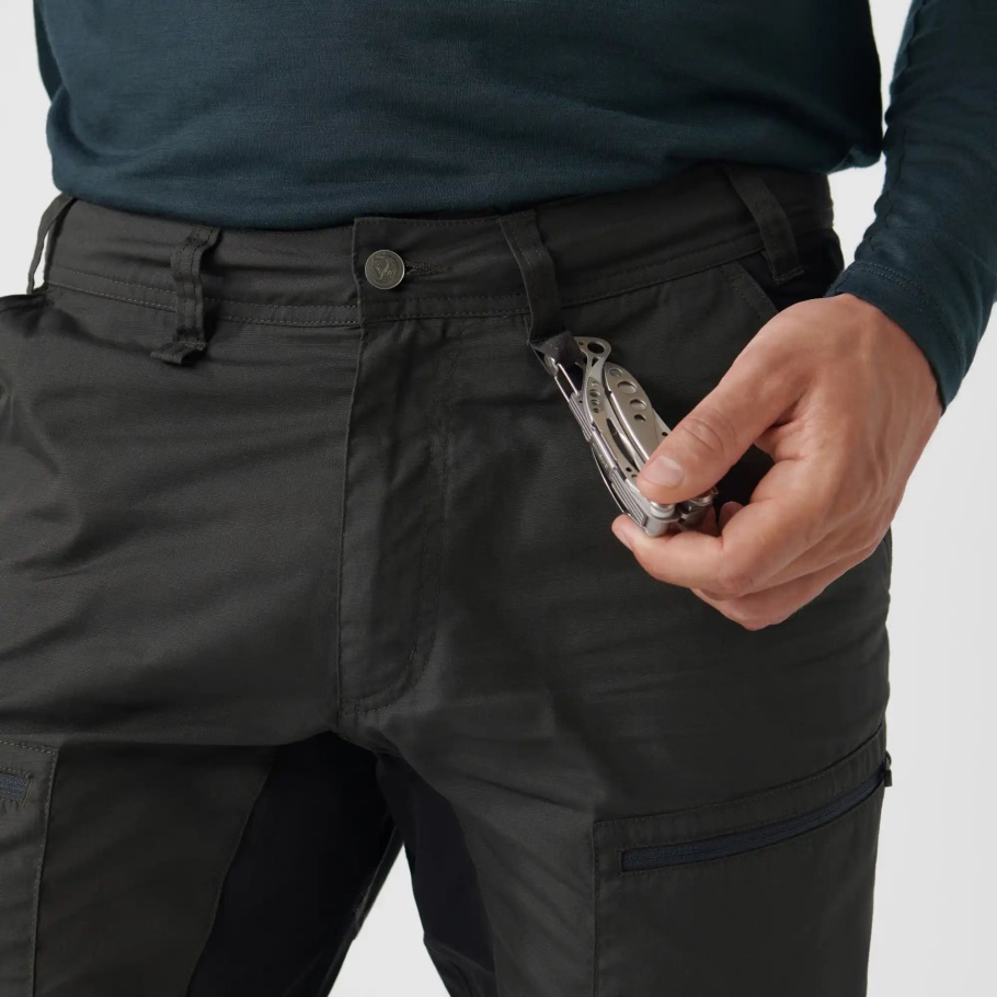 Fjällräven Moda Oliva Abisko Lite Trekking Pantalones M Reg