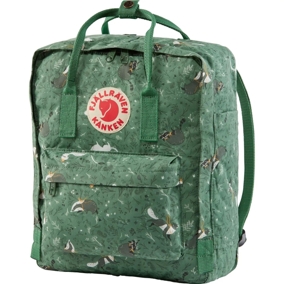Fjällräven Marca De Moda Kånken Art Fábula Verde