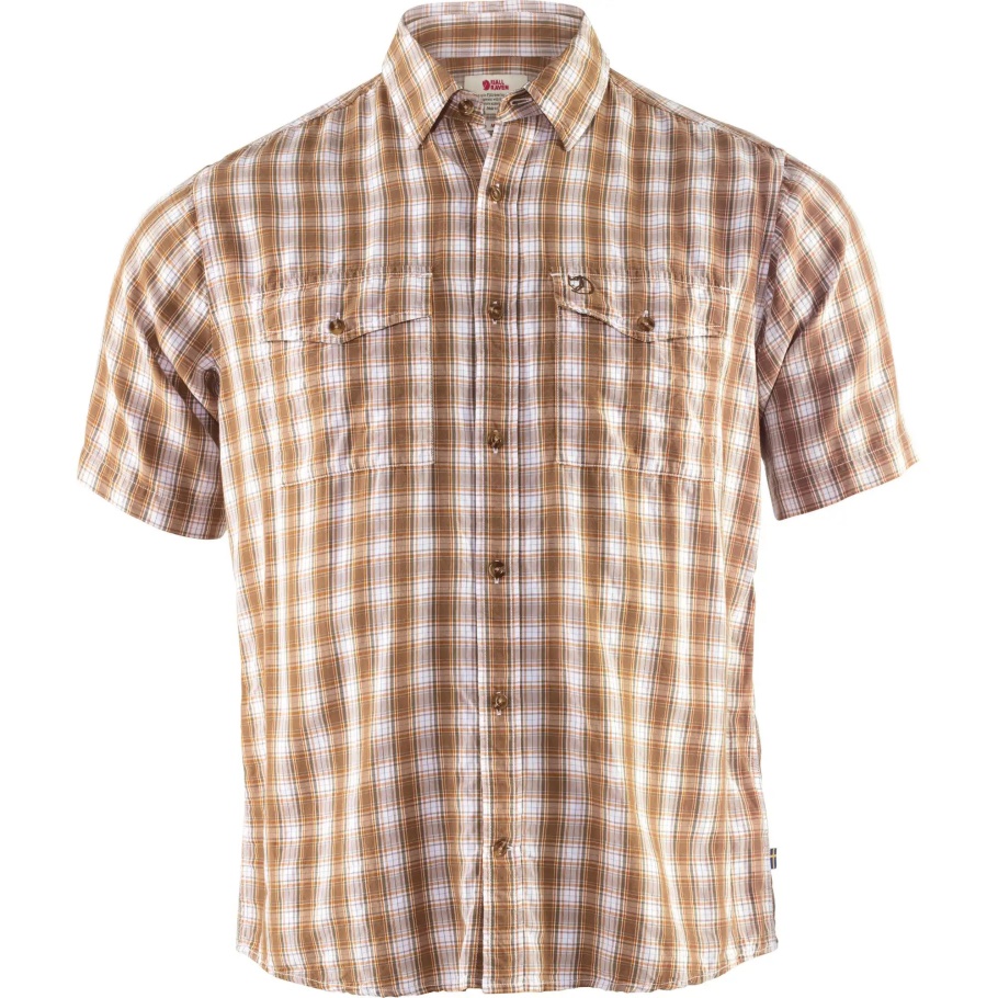 Abisko Cool Camisa Ss M Arena Oscura Fjällräven Moda