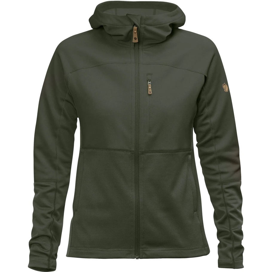 Abisko Trail Fleece W Fjällräven Moda Bosque Profundo