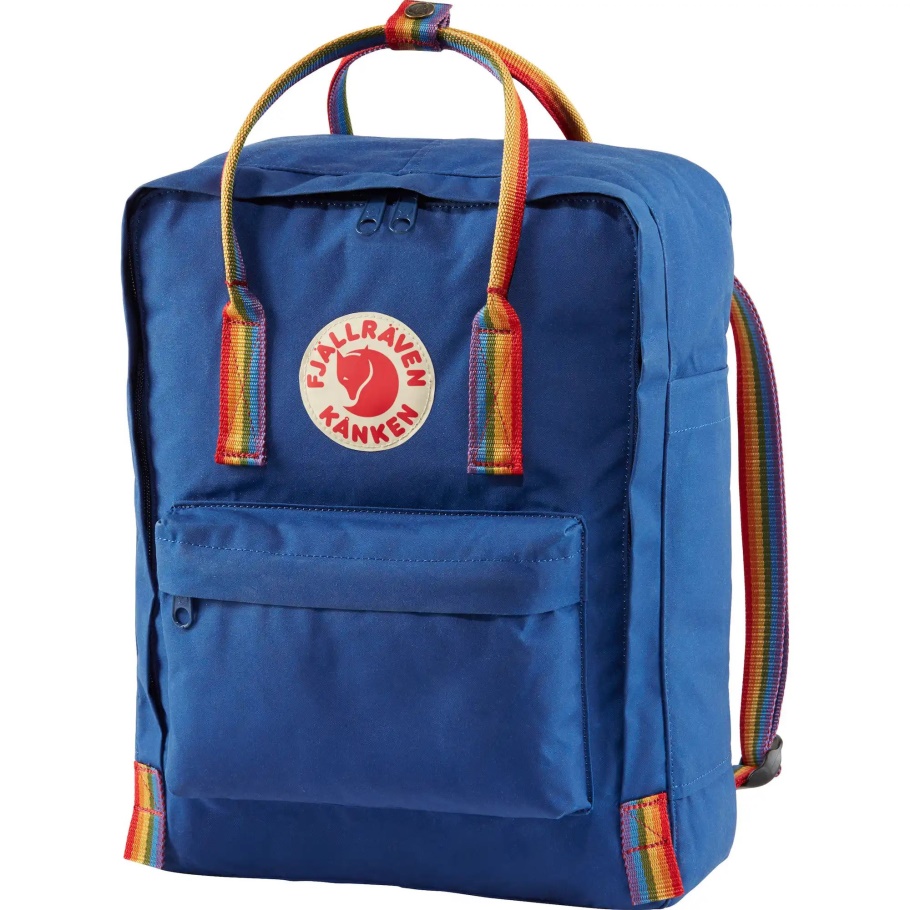 Fjällräven Moda Kånken Arcoíris Patrón De Arco Iris Azul Profundo