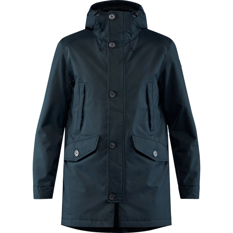 Kiruna Lite Parka M Fjällräven Moda Azul Marino Oscuro
