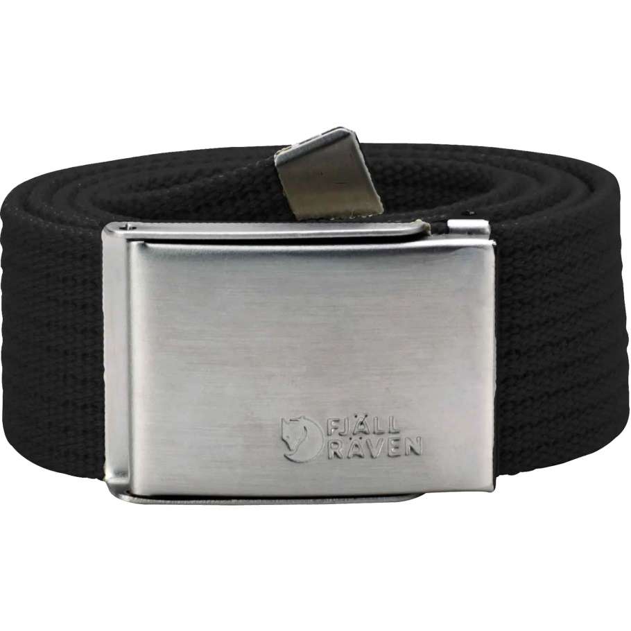 Cinturón De Lona Negro Marca De Moda Fjällräven