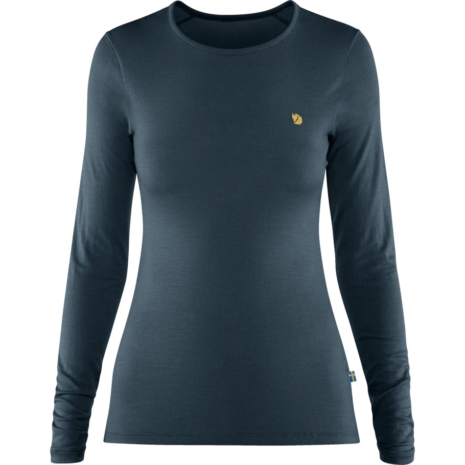 Fjällräven Moda Bergtagen Thinwool Ls W Montaña Azul