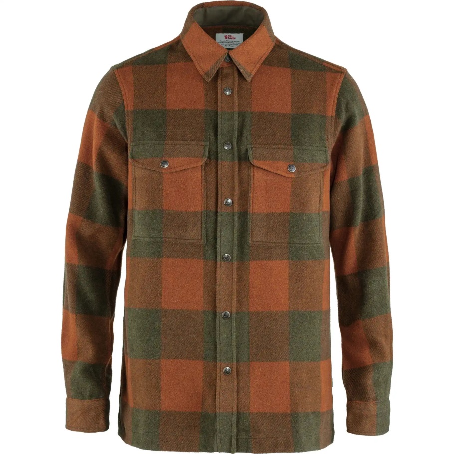 Otoño Hoja-laurel Verde Fjällräven Moda Canadá Camisa M