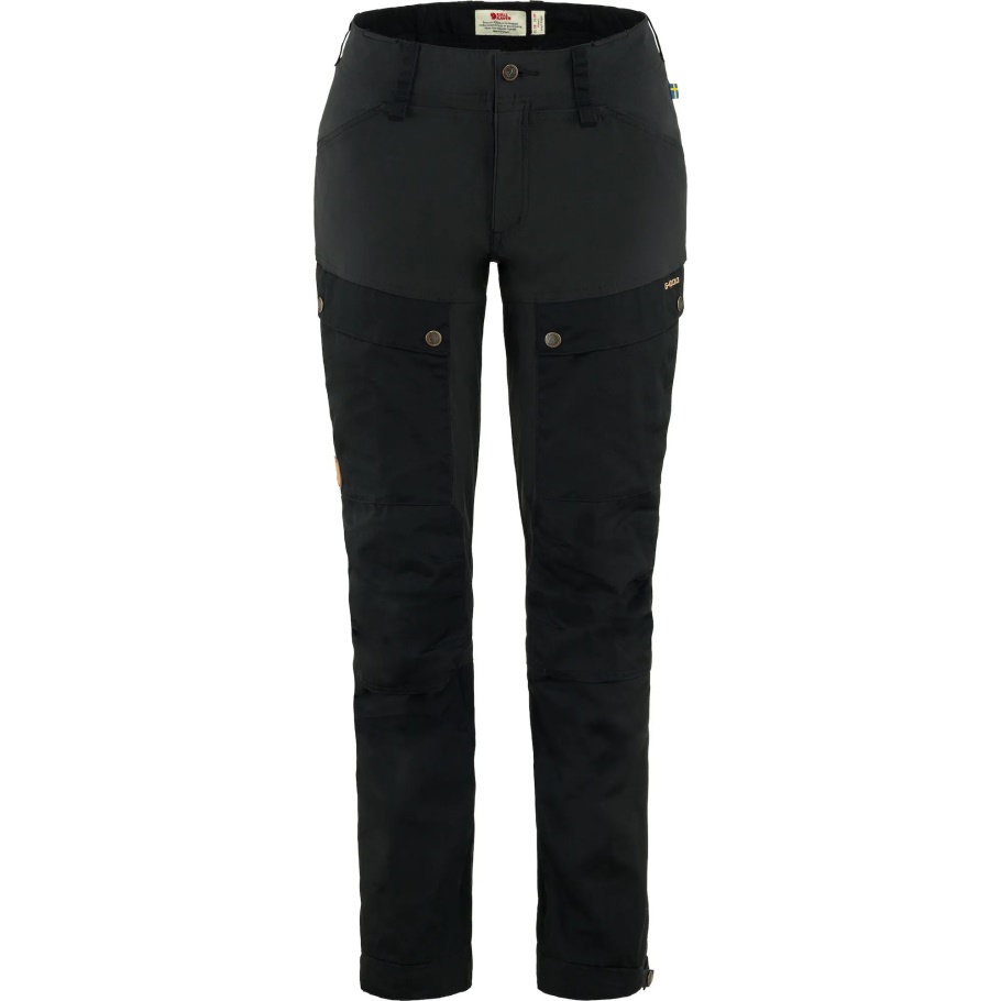 Fjällräven Fashion Keb Pantalones Curvos W Reg Negro