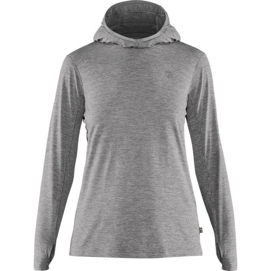 Fjällräven Moda Abisko Sol-sudadera Con Capucha Gris Tiburón