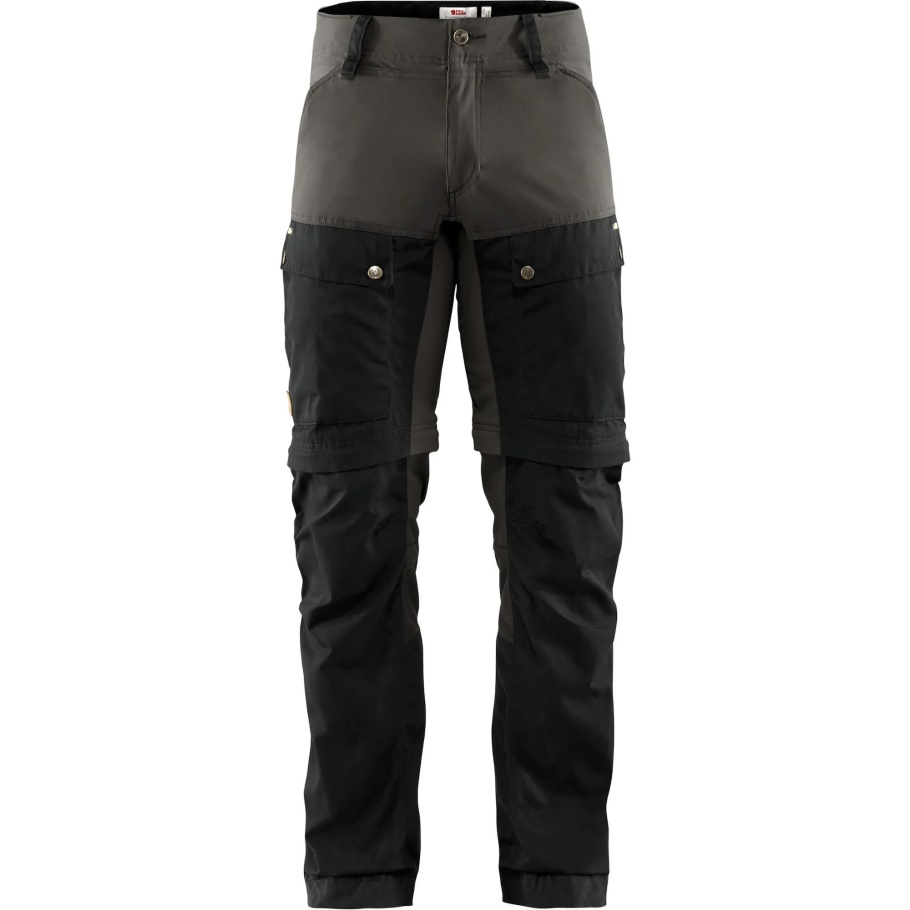 Keb Polainas Pantalones M Largo Fjällräven Moda Negro-gris Piedra