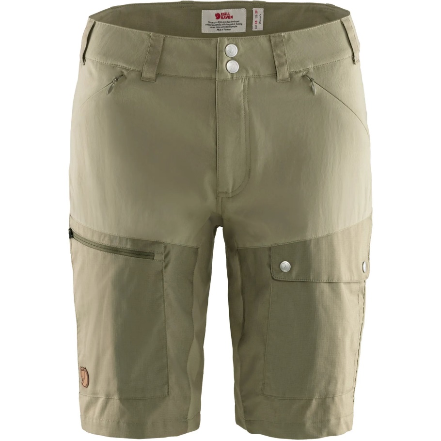 Abisko Midsummer Shorts W Savanna-light Olive Fjällräven Moda