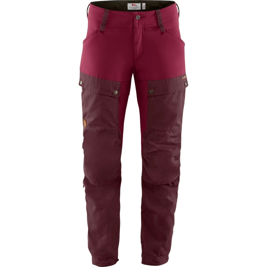 Oscuro Granate-ciruela Fjällräven Moda Keb Pantalones Curvos W Reg