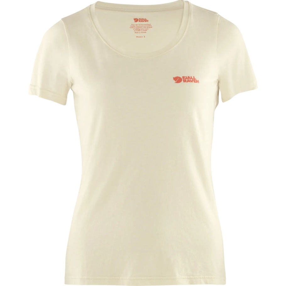 Camiseta Con Logo Blanco Tiza W Fjällräven Fashion