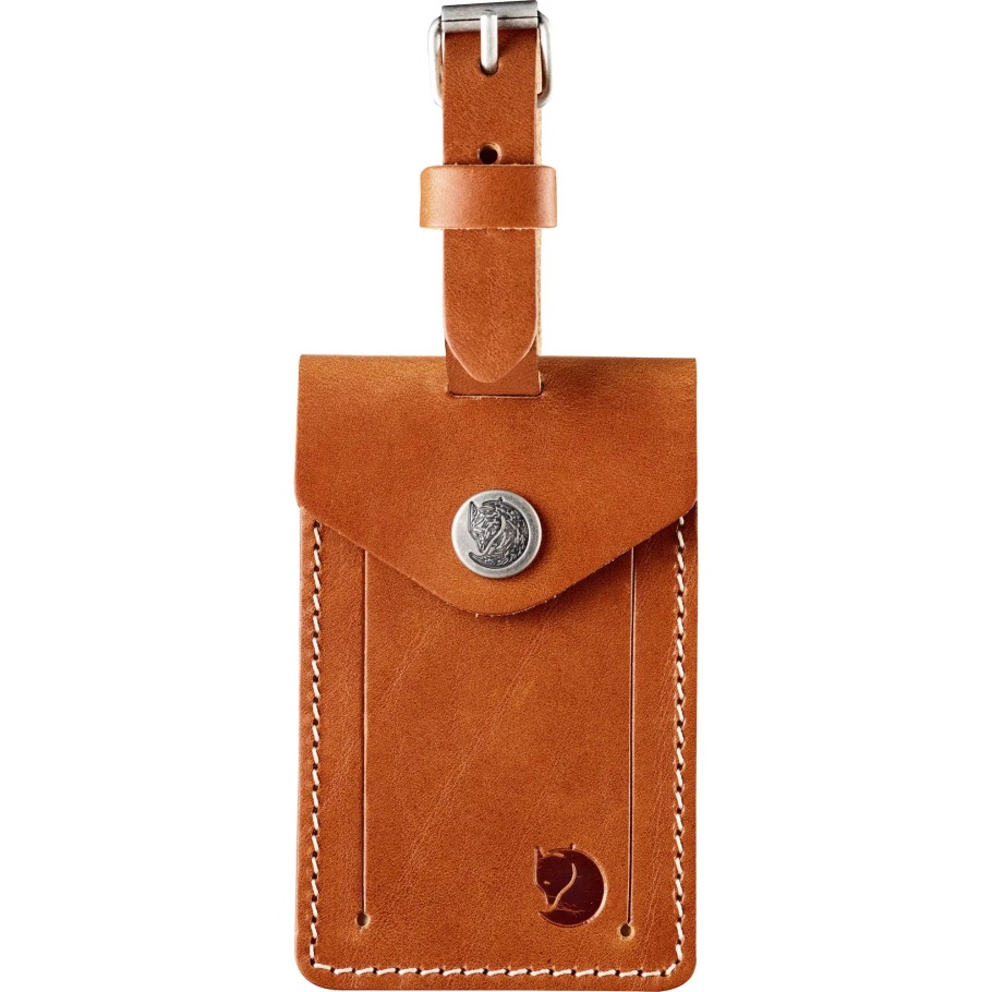 Cuero Etiqueta De Equipaje Cuero Coñac Fjällräven Moda