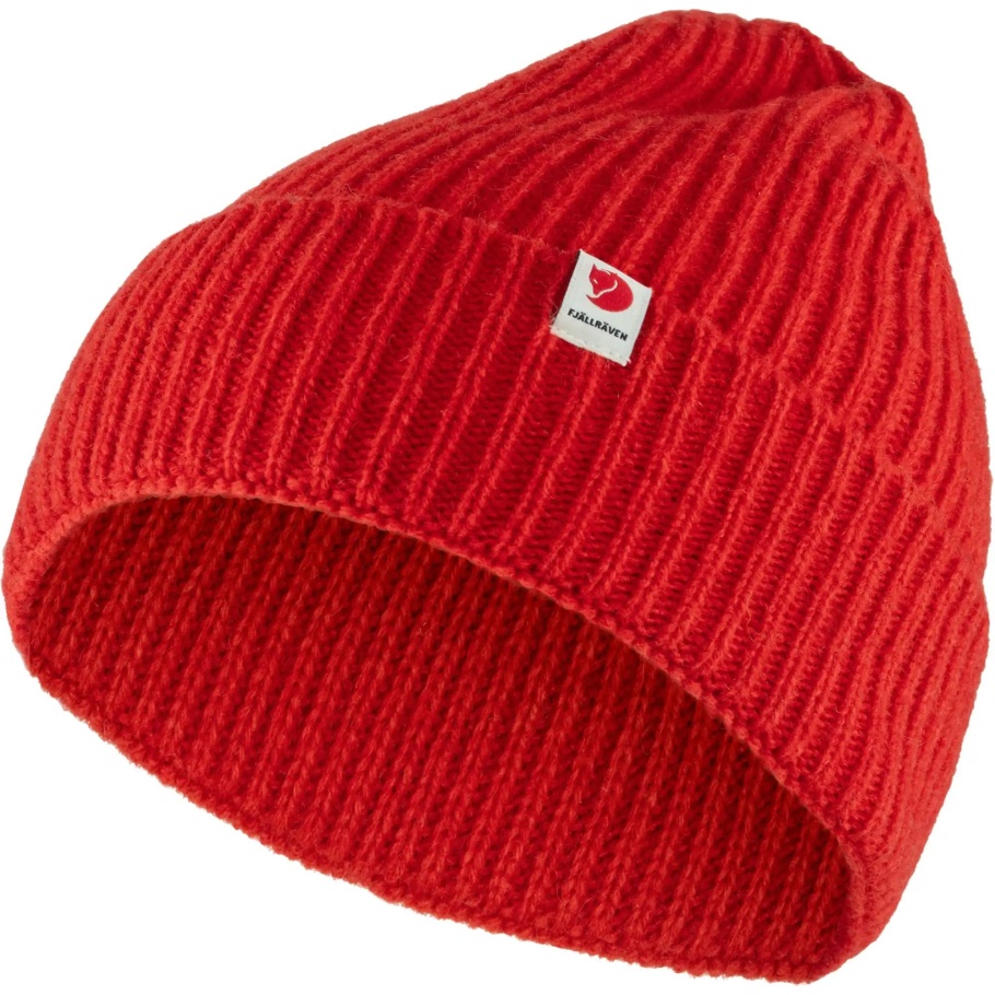 Fjällräven Moda Sombrero Con Lengüeta De Logo Rojo Verdadero