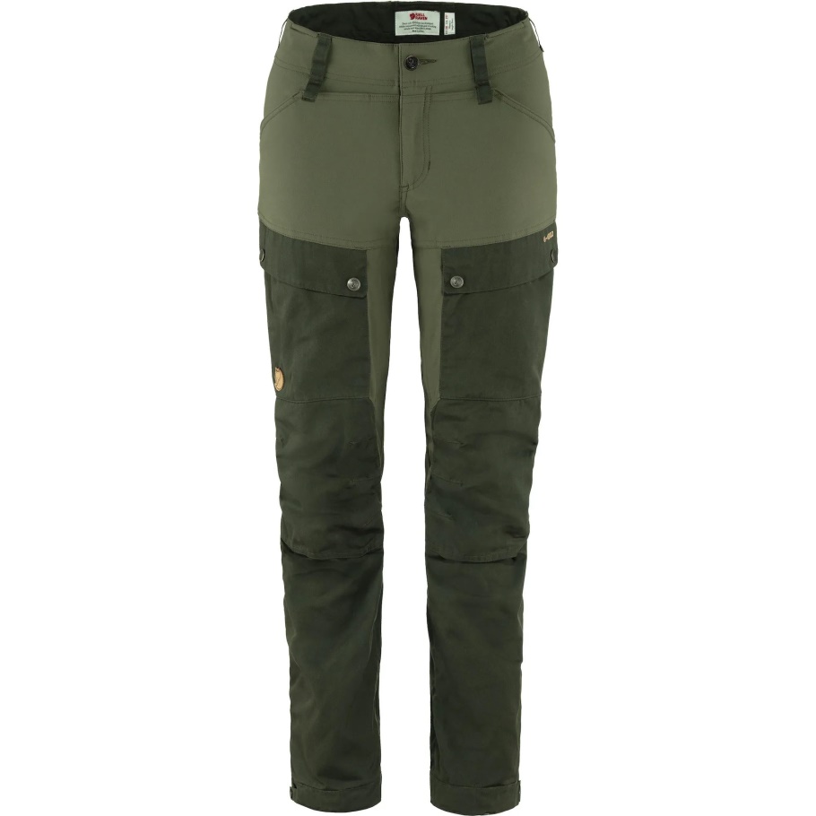 Fjällräven Pantalones Fashion Keb W Reg Deep Forest-laurel Green