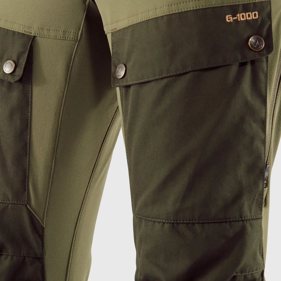 Fjällräven Pantalones Fashion Keb W Reg Deep Forest-laurel Green