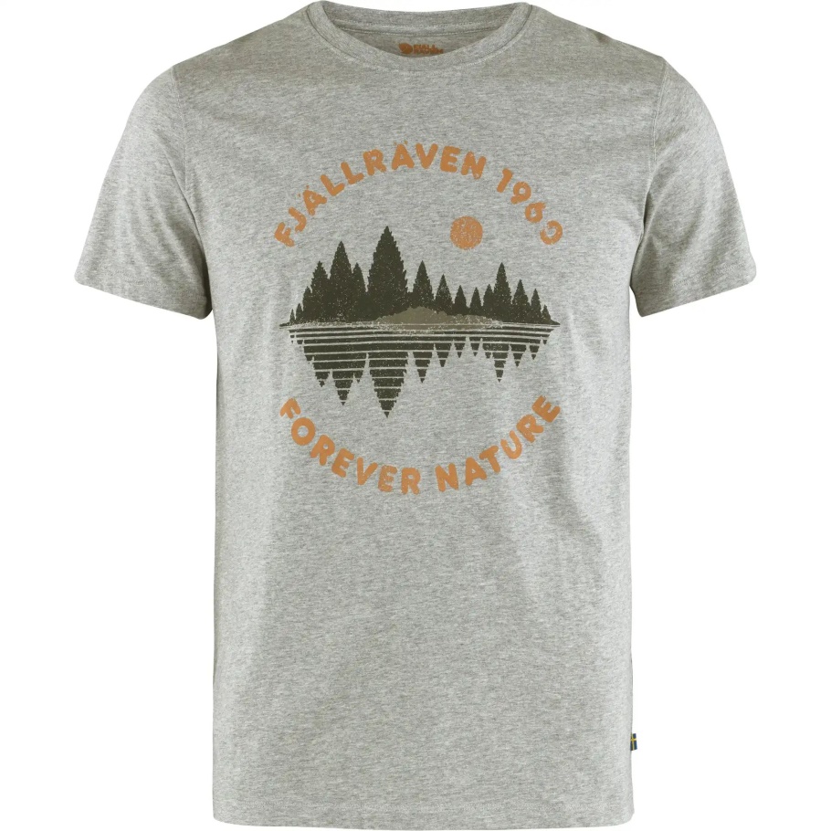Bosque Espejo Camiseta M Fjällräven Moda Gris