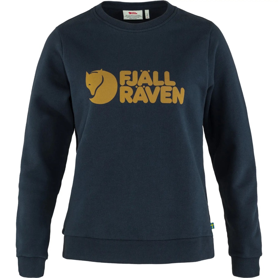 Suéter Azul Marino Oscuro Fjällräven Con Logo De Moda W