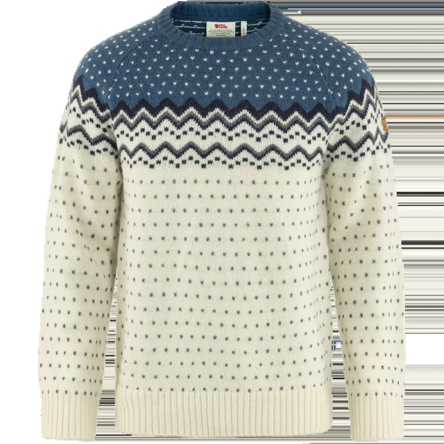 Övik Jersey De Punto M Chalk White-indigo Blue Fjällräven Moda