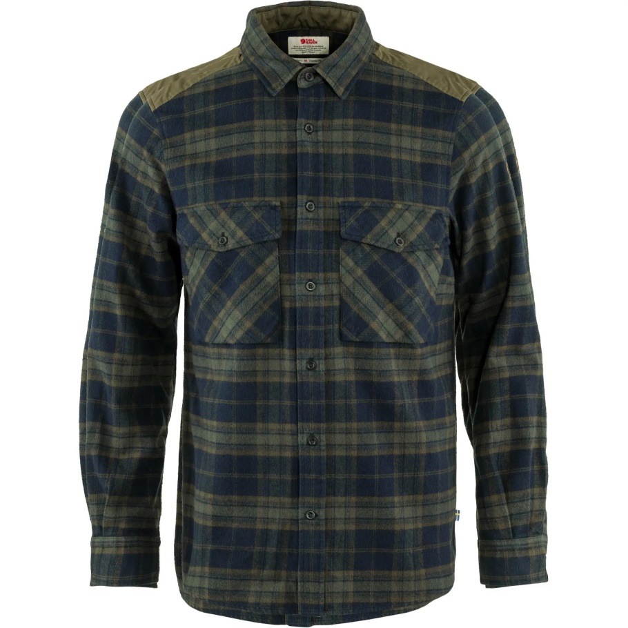 Fjällräven Fjällräven Fashion Övik Camiseta De Sarga M Azul Marino Oscuro-basalto