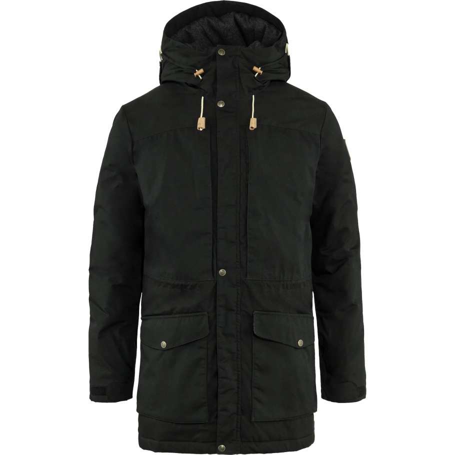Negro Fjällräven Fashion Singi Parka Acolchada De Lana M