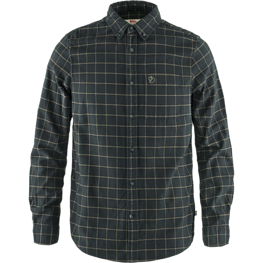 Fjällräven Moda Gris Oscuro Övik Camisa De Franela M